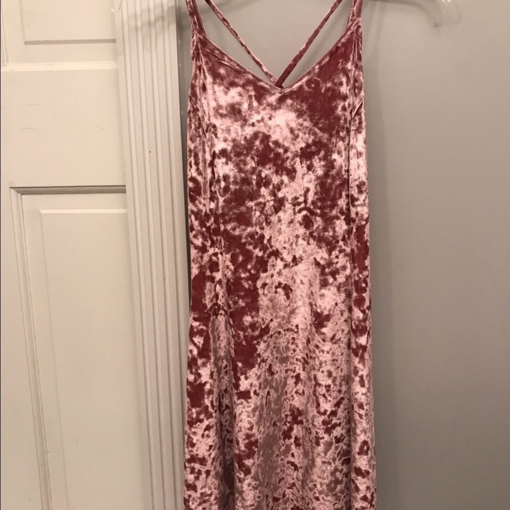 Pink Velvet Dress✨